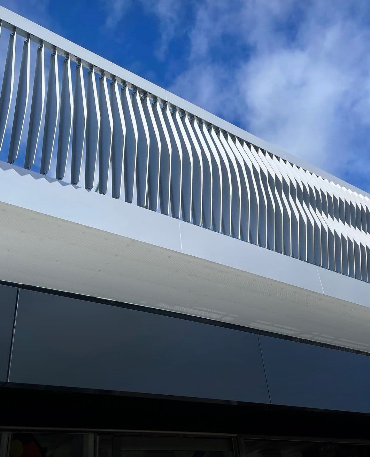 Como Signage facade installation — view 4, Como, WA — GreenLine Facades