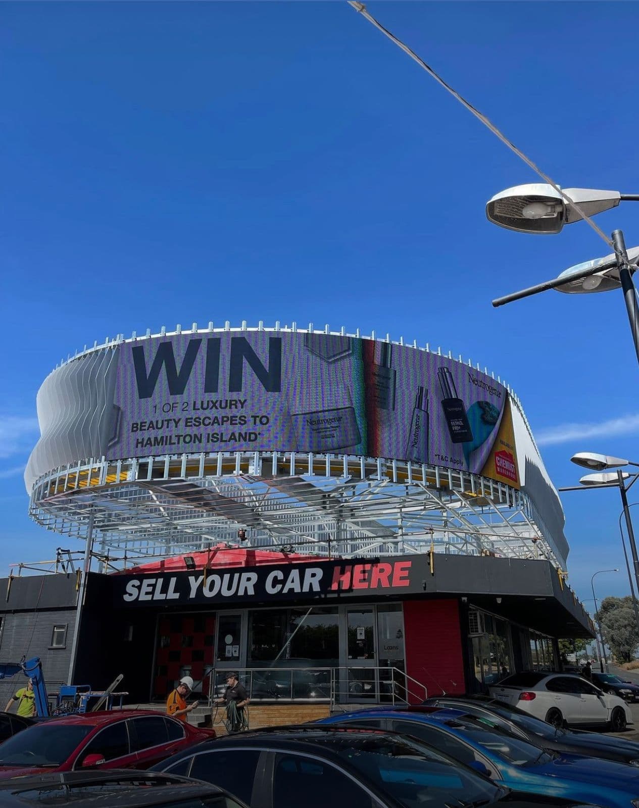 Como Signage facade installation — view 8, Como, WA — GreenLine Facades
