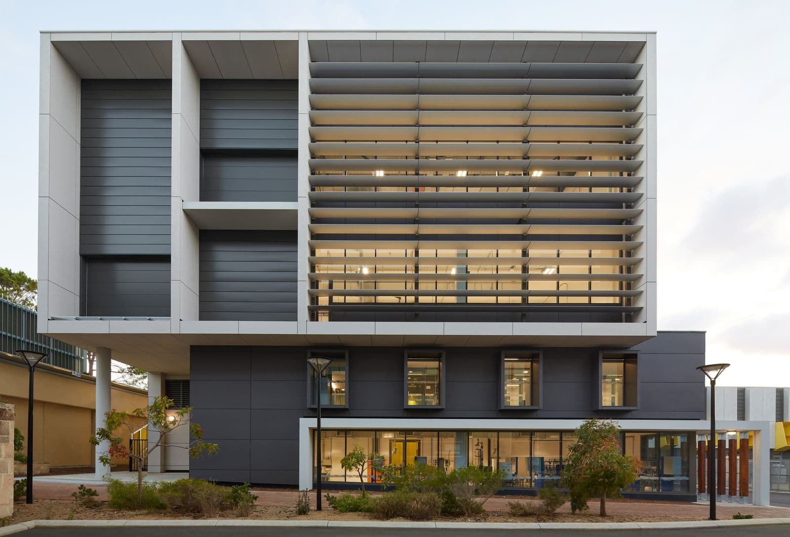 ECU Joondalup — architectural facade installation by GreenLine Facades, Joondalup, WA