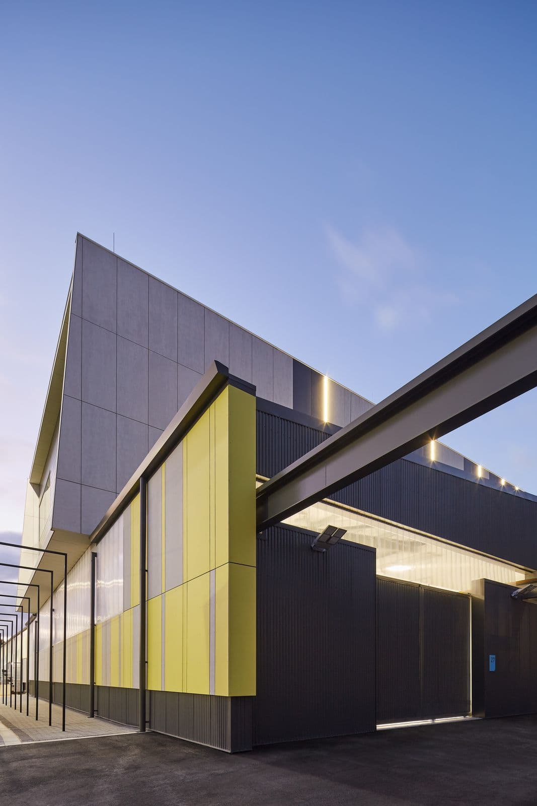 ECU Joondalup facade installation — view 5, Joondalup, WA — GreenLine Facades