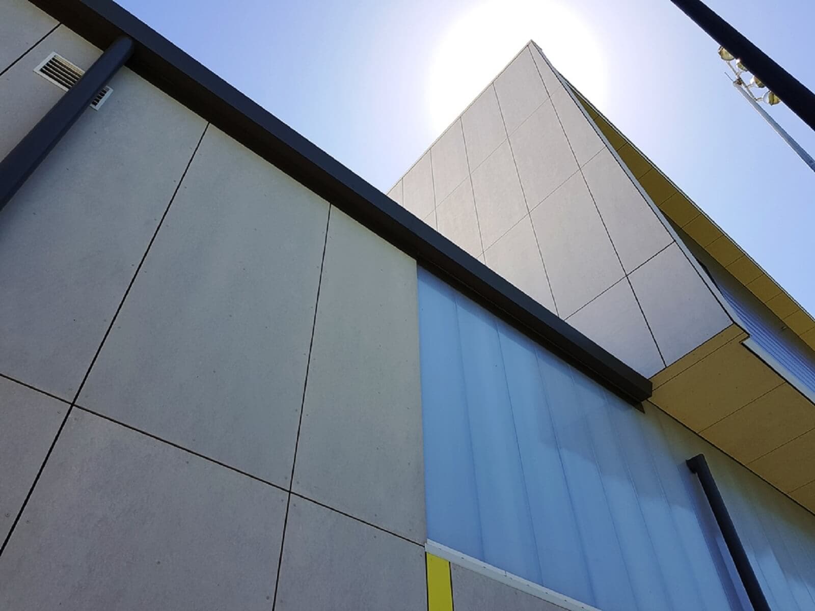 ECU Joondalup facade installation — view 9, Joondalup, WA — GreenLine Facades