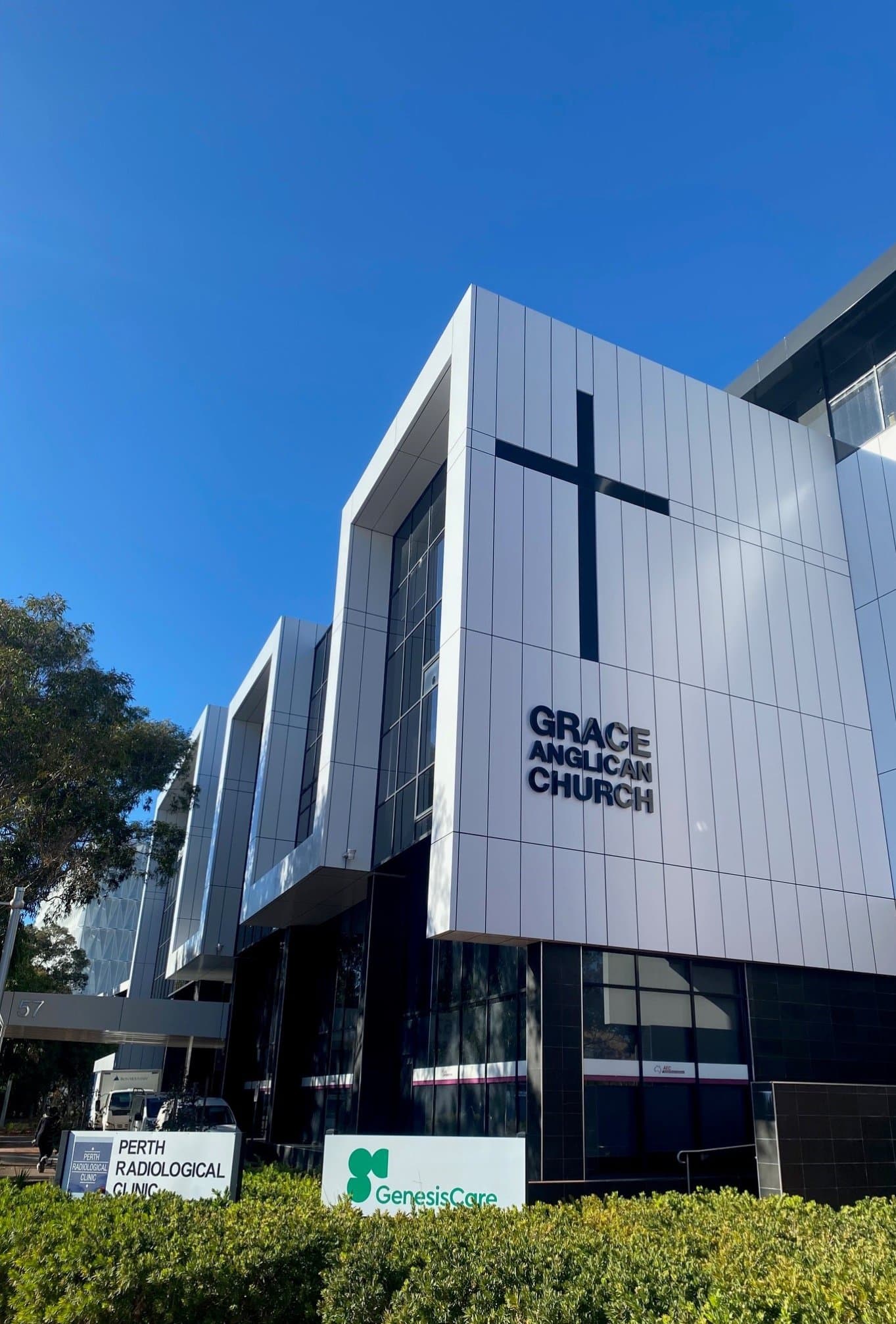 Grace Anglican Church — architectural facade installation by GreenLine Facades, Perth, WA