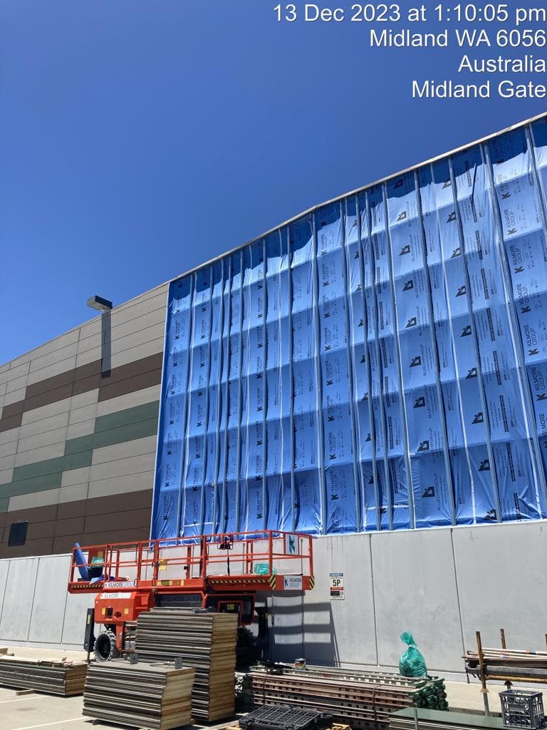 Midland Gate — architectural facade installation by GreenLine Facades, Midland, WA