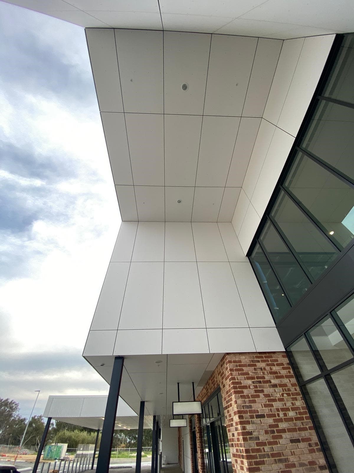 Midvale Central facade installation — view 4, Midvale, WA — GreenLine Facades