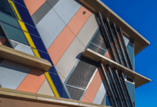 Scotch College facade installation — view 4, Claremont, WA — GreenLine Facades