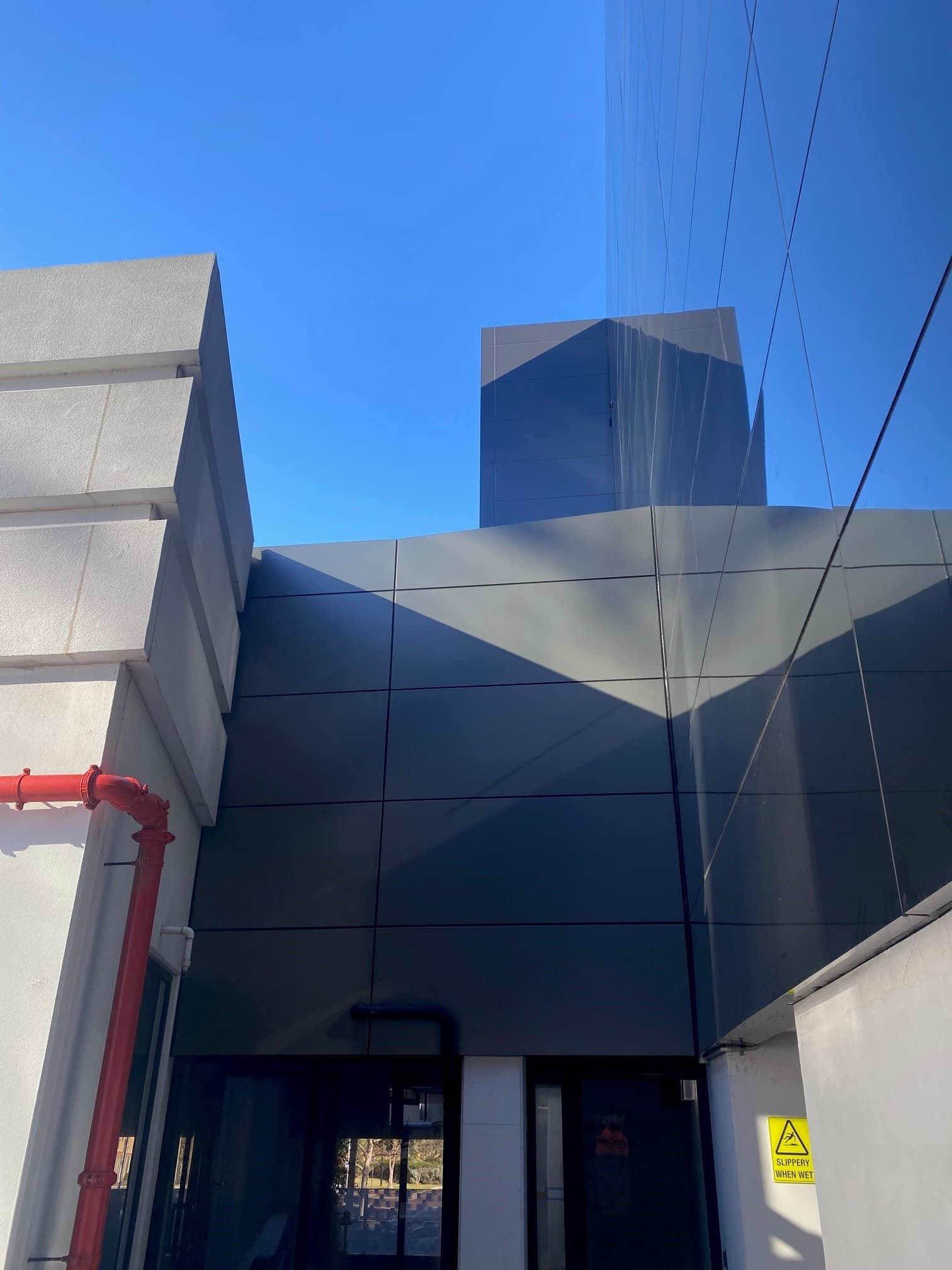 Shenton House facade installation — view 10, Shenton Park, WA — GreenLine Facades