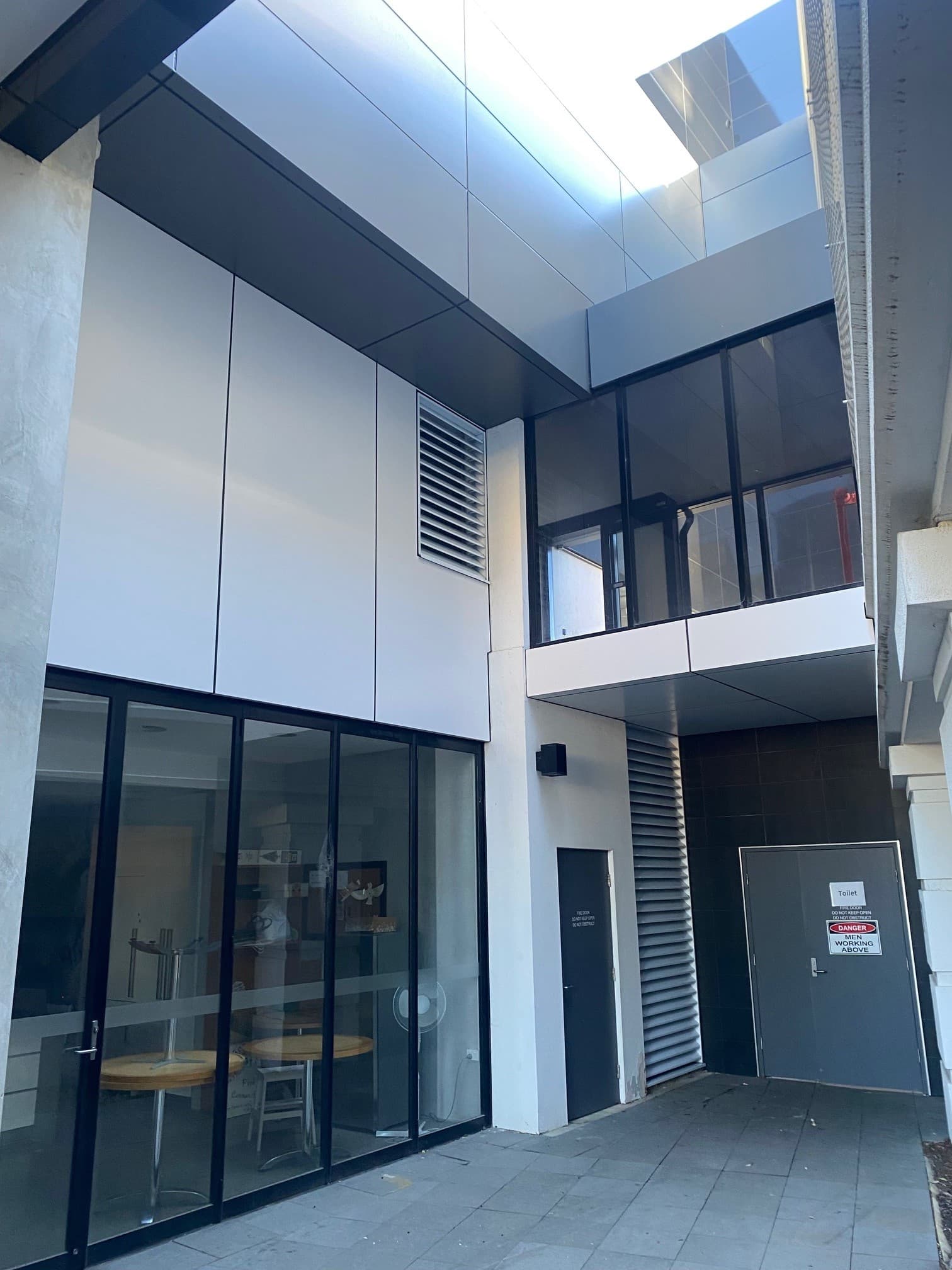 Shenton House facade installation — view 4, Shenton Park, WA — GreenLine Facades
